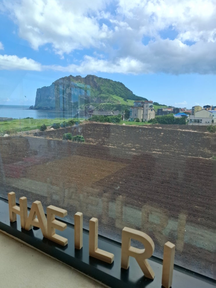  제주 성산 해일리 오션뷰 카페