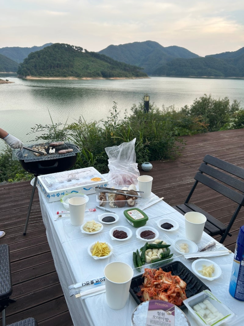 전주근교 펜션 임실 옥정호 숨 펜션 바베큐 솔직후기