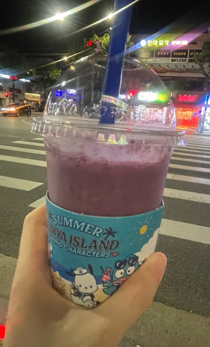 이디야 과일주스 신메뉴 블루베리주스 솔직후기