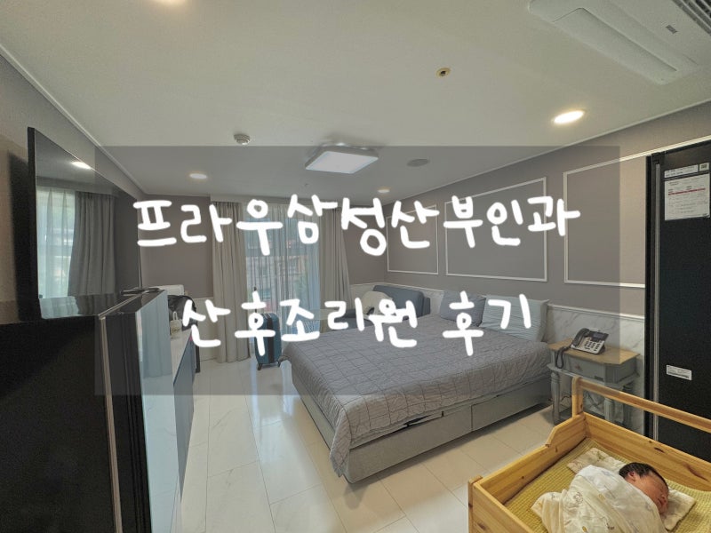 청주 프라우삼성산후조리원 후기, 청주 산후조리원 후기