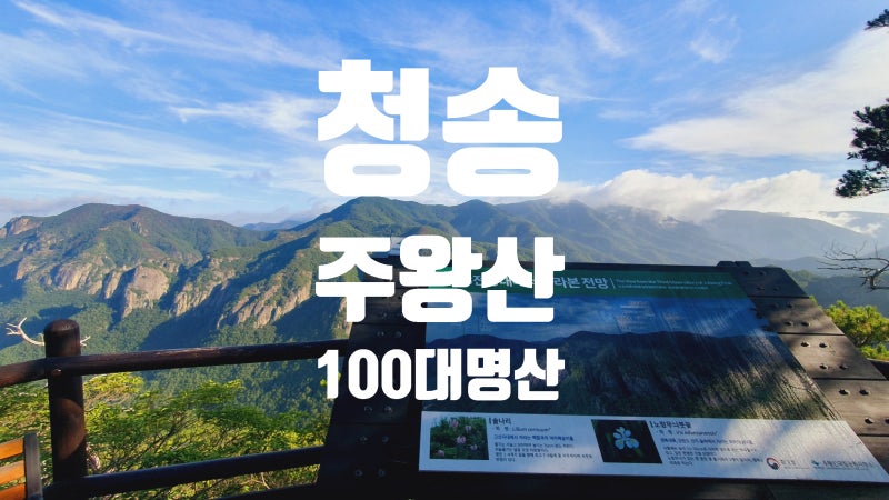 주왕산 주봉 최단코스 산림청100대명산 여름산행하기 좋은산