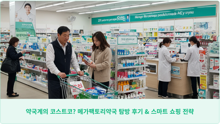  약국계의 코스트코? 메가팩토리약국 탐방 후기 & 스마트 쇼핑 전략