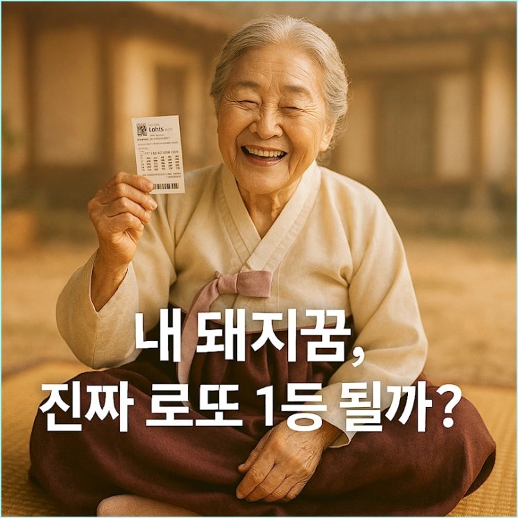  내 돼지꿈, 진짜 로또 1등 될까? (당첨자들이 말하는 3가지 결정적 신호)