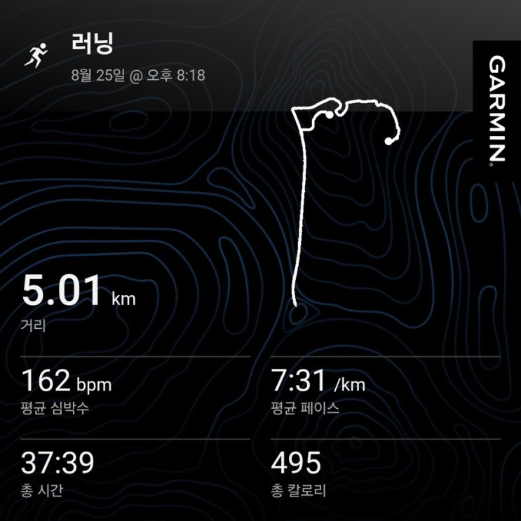  8월 25일 러너의 일기.