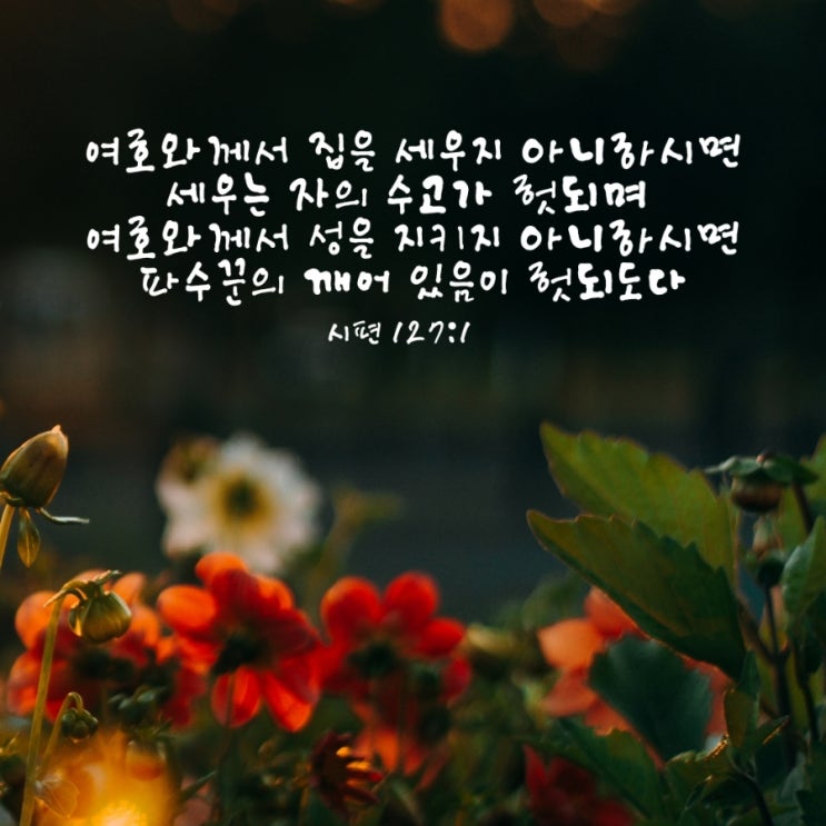  시편 126편–127편 말씀 묵상/눈물은 기쁨이 되고, 수고는 주 안에서 열매를 맺는다-매일성경큐티 8월26일