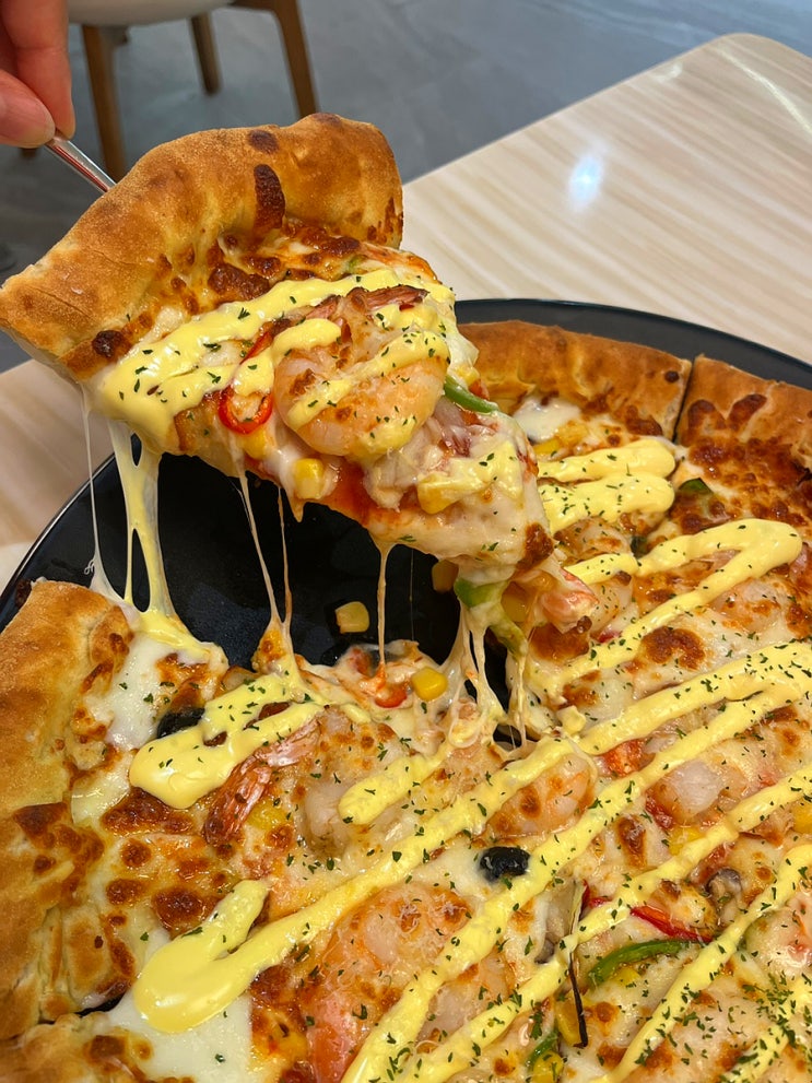  제주도피자맛집 노형오거리 씨더피자 매장 이용후기