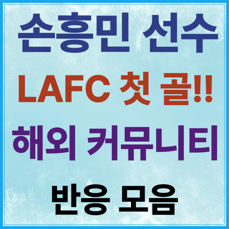 <b>손흥민 MLS 데뷔</b> 첫 골 해외반응 모음｜미국 축구팬들이 본... 