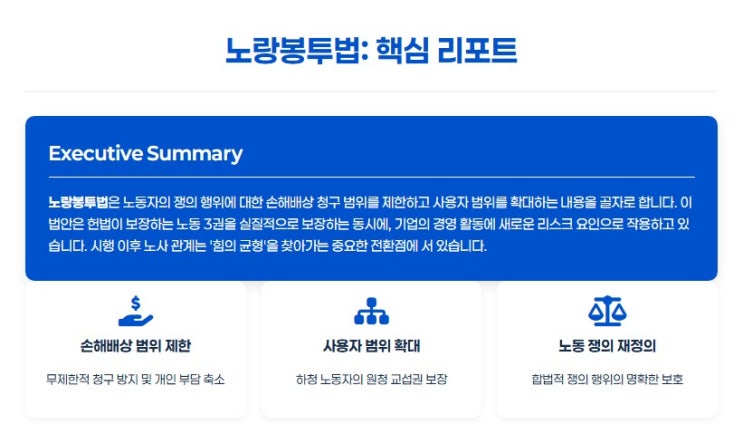  노랑봉투법 통과 후, 노동계와 산업계 반응 총정리