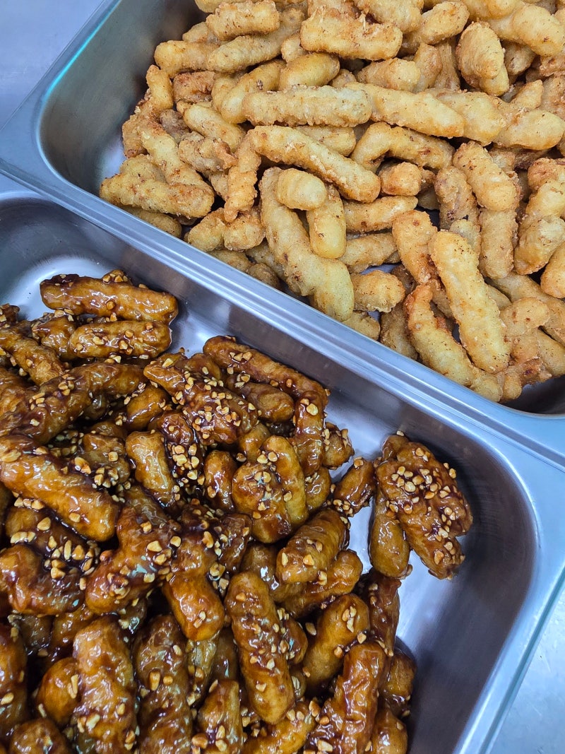 맛동산탕수육 [2025. 08. 25 월요일 급식]