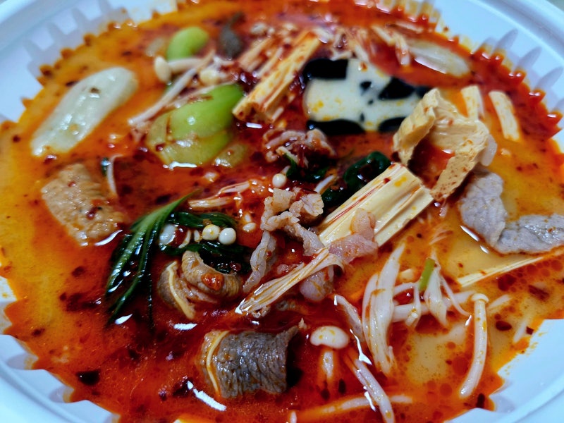 탕화쿵푸마라탕 셀프마라탕 후기 가격 칼로리