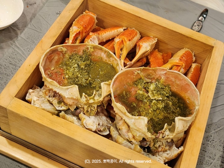  부산 해운대 대게 맛집 부산게싸노 더프리미엄 모임하기 딱