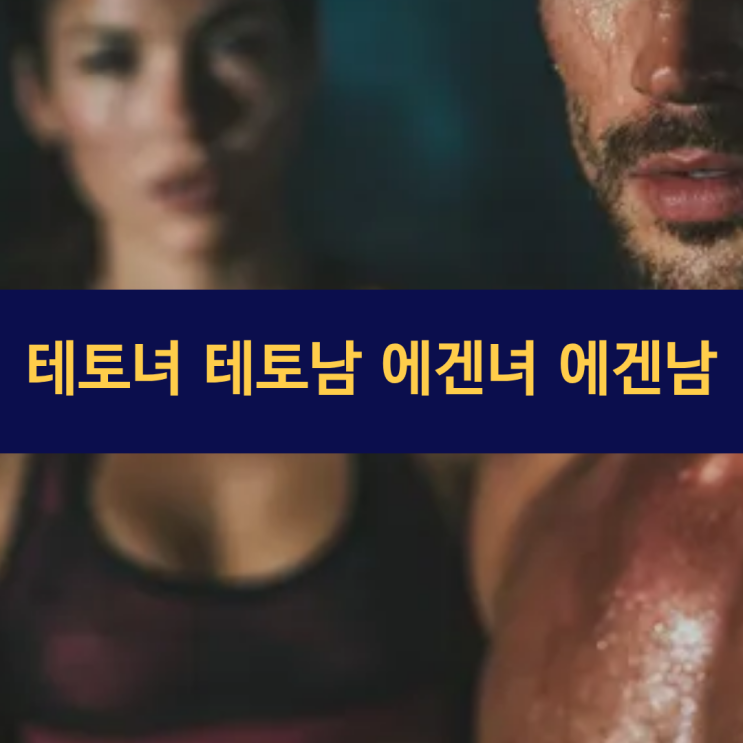  테토녀 테토남 에겐녀 에겐남 | 테스토스테론 | 에스트로겐 | 호르몬이 만드는 새로운 정체성