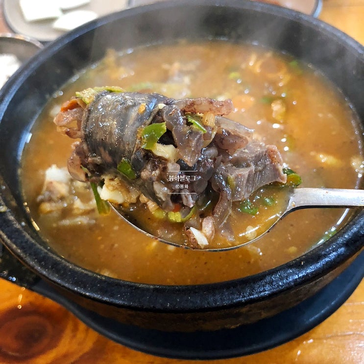  지식정보단지역 맛집 송도 순대국 해늘찹쌀순대