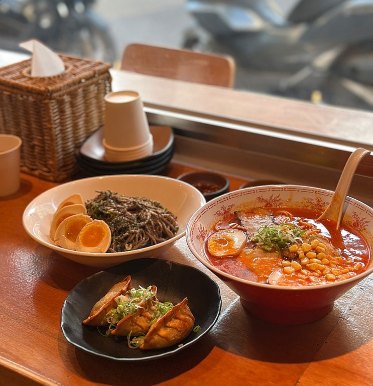  군자라멘 이자카야쿠잔 매운라멘, 들기름 소바 후기