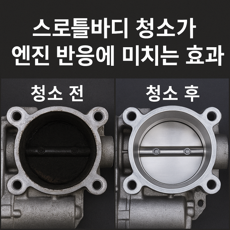 스로틀바디 청소가 엔진 반응에 미치는 효과