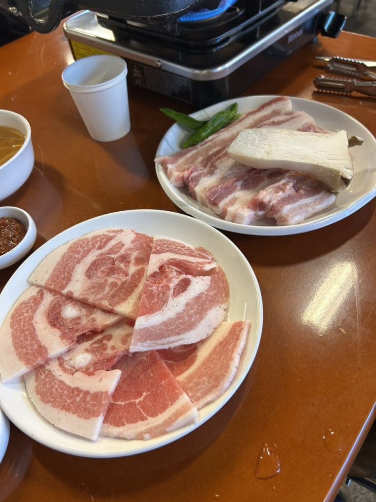  [대전] 대전월평동맛집 추천 "행운삼겹살" _ 레트로 감성의 냉동삼겹살 회식장소