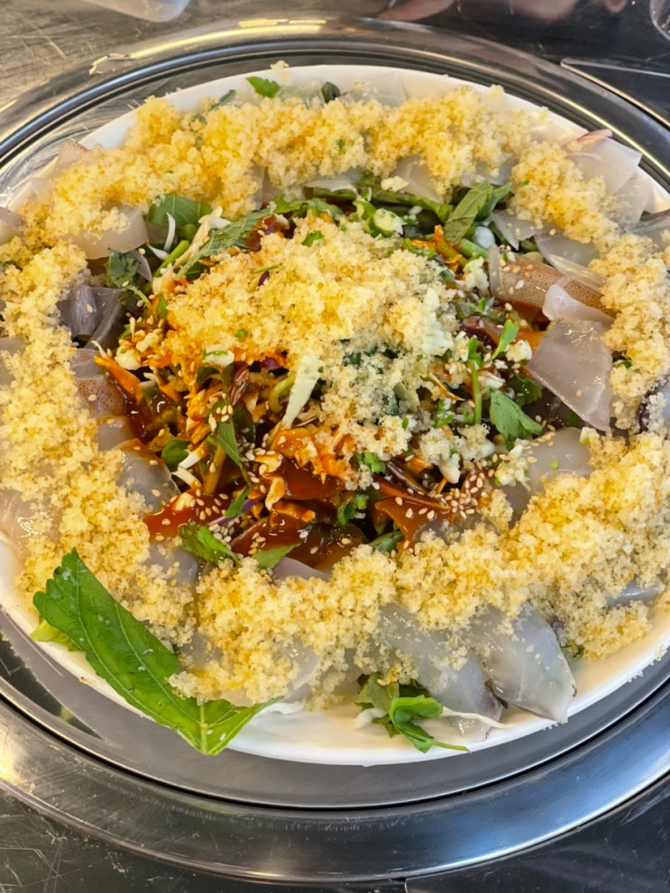  수원 야장 맛집 태백상회 오징어회 나혜석거리 맛집