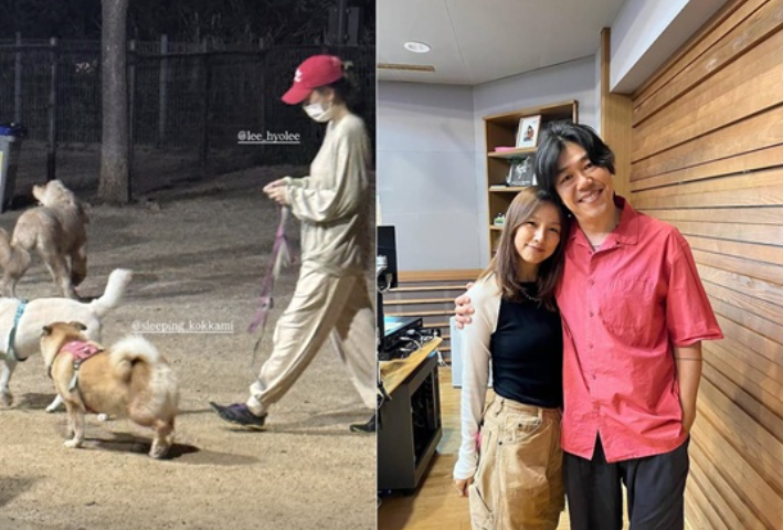  이효리 저녁 산책 모습 공개️ 반려견과의 따뜻한 일상
