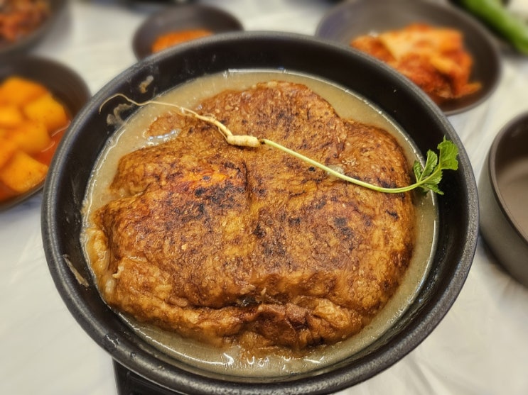 오복누룽지삼계탕 청주성화점 산삼배양근 올려진 청주 삼계탕 맛집