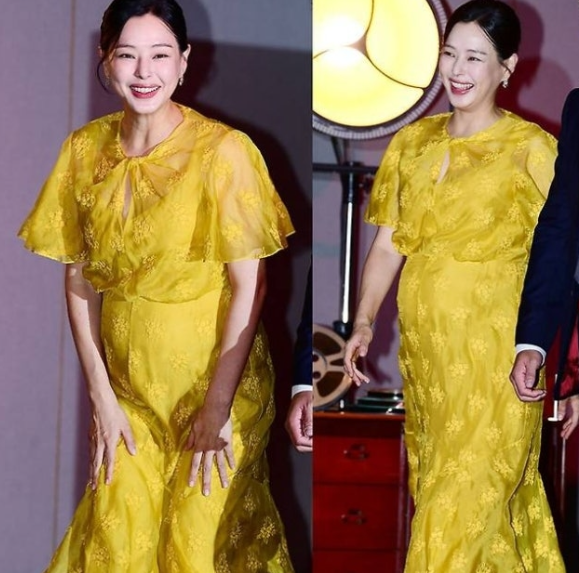  이하늬, 둘째 딸 출산 만삭 투혼 제작보고회까지 빛냈다