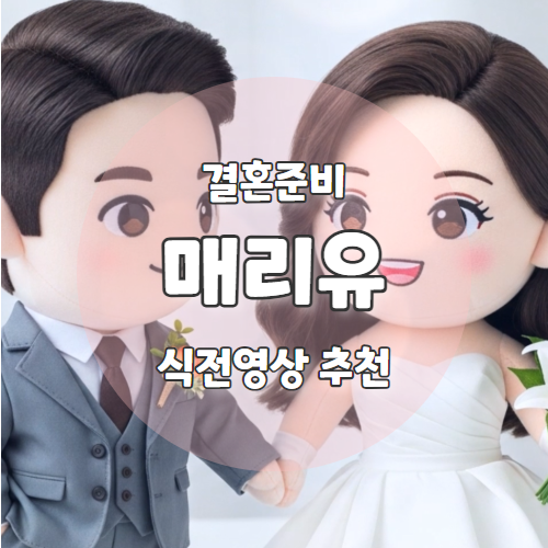  센스있는 식전영상을 간편하게 만들 수 있는 "매리유" 식전영상 추천리뷰