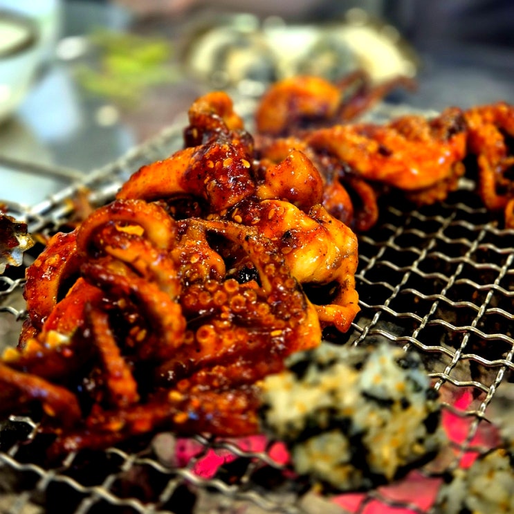  강남구청 맛집 쭈꾸미 구이 신선 그잡채 황재벌