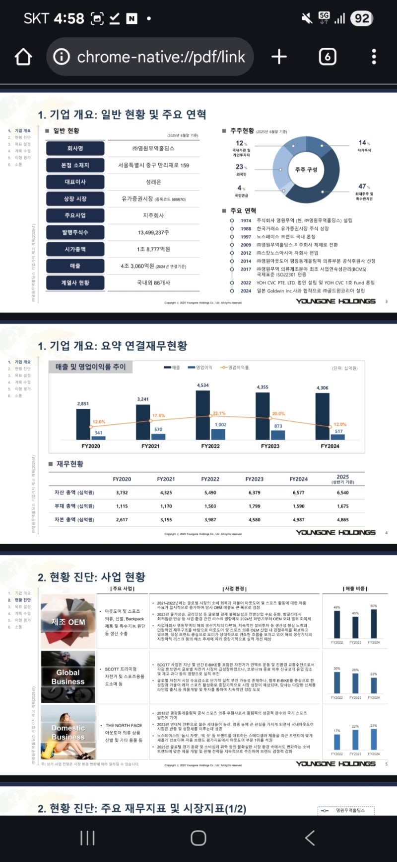 영원무역홀딩스 - 영원무역 중간배당, 홀딩스 밸류업 계획 발표!! : 네이버 블로그