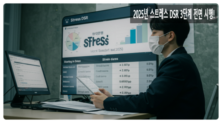  2025년 스트레스 DSR 3단계 전면 시행! 대출 한도 축소 충격과 그 해법