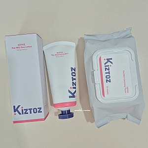 어린이 선크림 무기자차 저자극 키즈토즈 더 마일드 선로션 클렌징티슈 후기