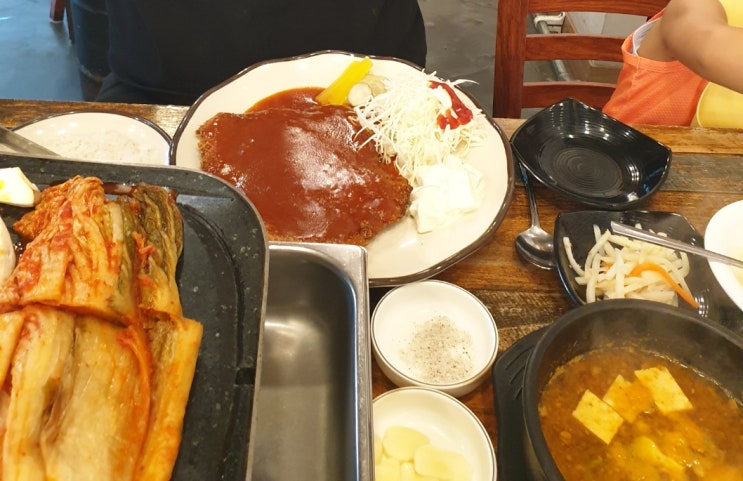  [아산]밤골생고기, 돈가스가 유명한 고깃집?