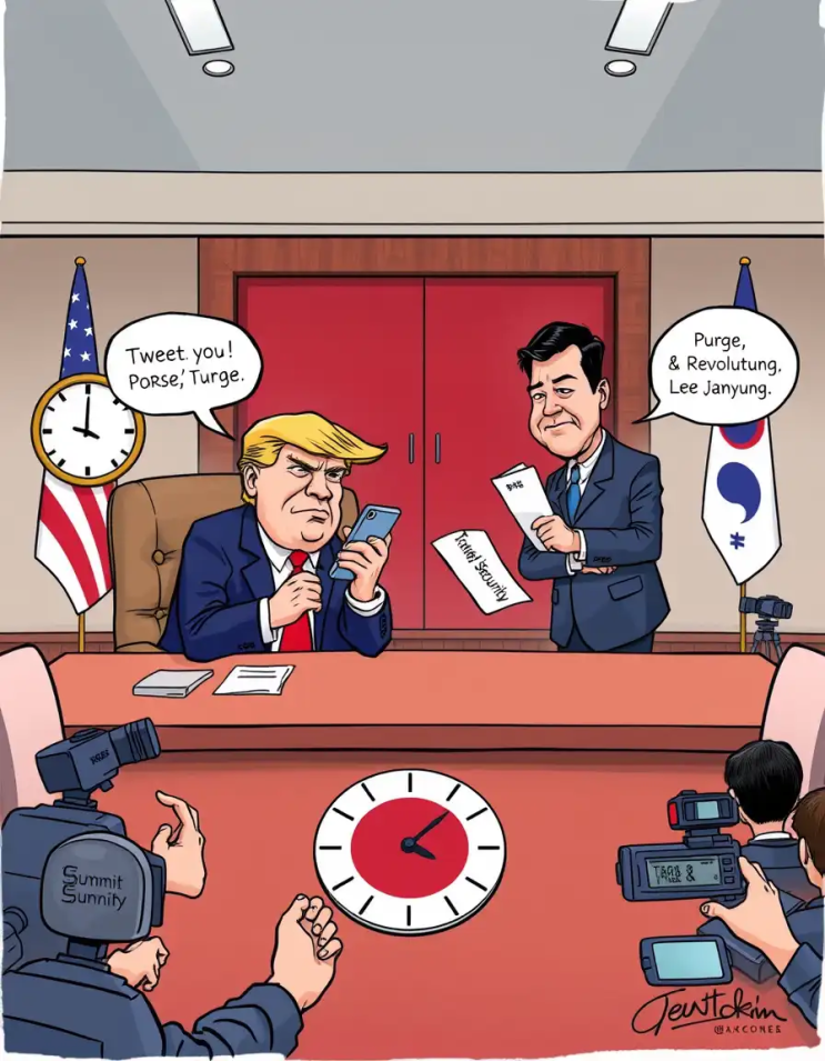 <b>트럼프</b> 대통령 ‘<b>한국 숙청</b>·혁명’ <b>발언</b>, 한미 정상회담 전망