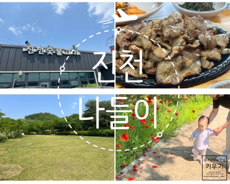  진천 아이와 가볼만한곳 숯불고기 맛집과 만뢰산 생태공원