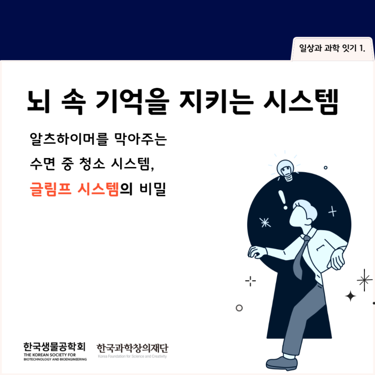  [바이오커뮤니케이터] 기억을 지키는 뇌 속 시스템 "글림프 시스템"