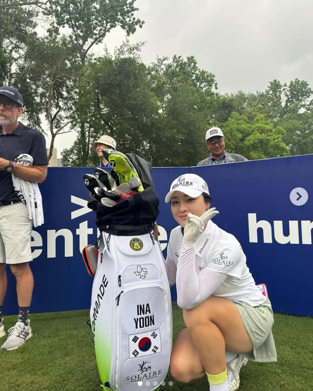 여자골프선수 투표1위 <b>윤이나</b> 선수 LPGA <b>톱10</b> 도전