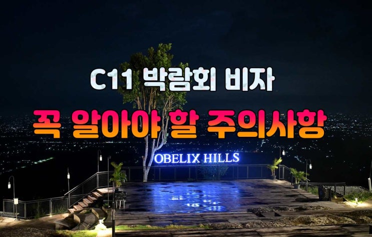  ️ 인도네시아 C11 박람회 비자 – 꼭 알아야 할 주의사항