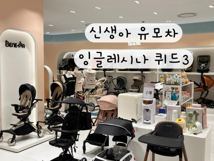  [잉글레시나] 내돈내산 아기 신생아 유모차 추천 퀴드3 구매처 추천