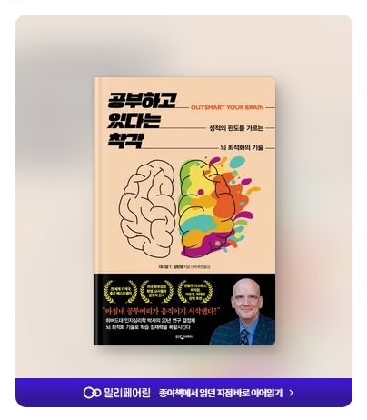  '공부하고 있다는 착각' 후기 및 소개
