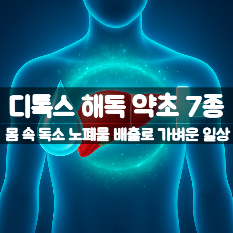  디톡스 간 해독에 좋은 약초 7종 - 독소 노폐물 배출로 건강 관리