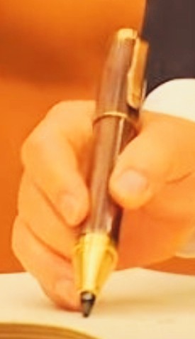   한미 정상회담 화제의 펜! 제나일 펜️