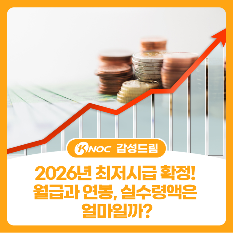  2026년 최저시급 확정! 월급과 연봉, 실수령액은 얼마일까?