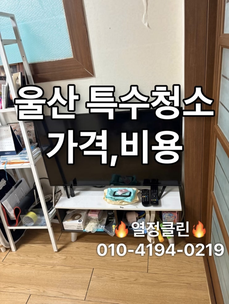  울산 특수청소 전문 업체 가격