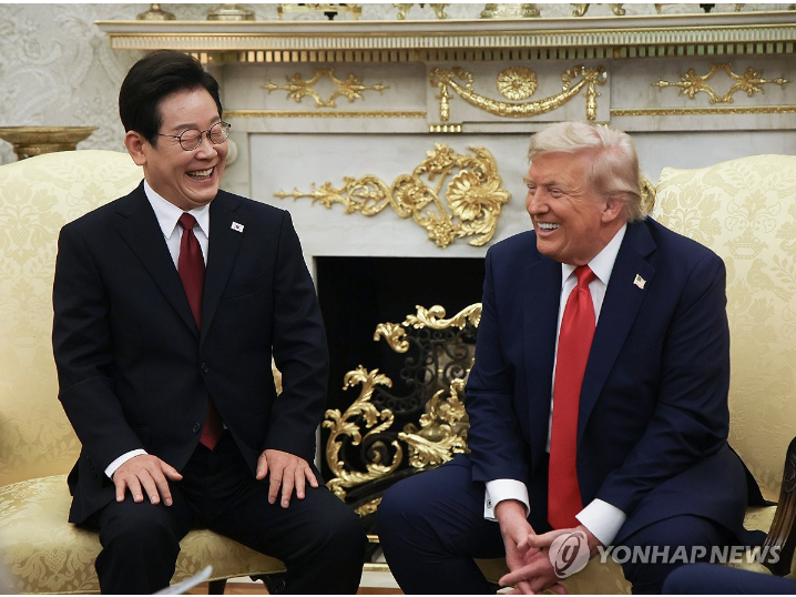 이재명-<b>트럼프 한미정상회담</b>