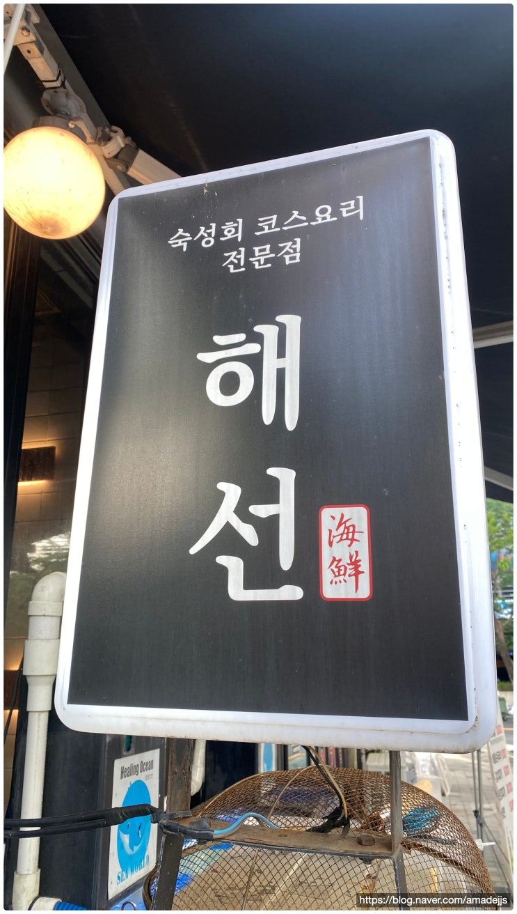 분당 수내역 맛집 추천! 해선 숙성회 코스 솔직 후기