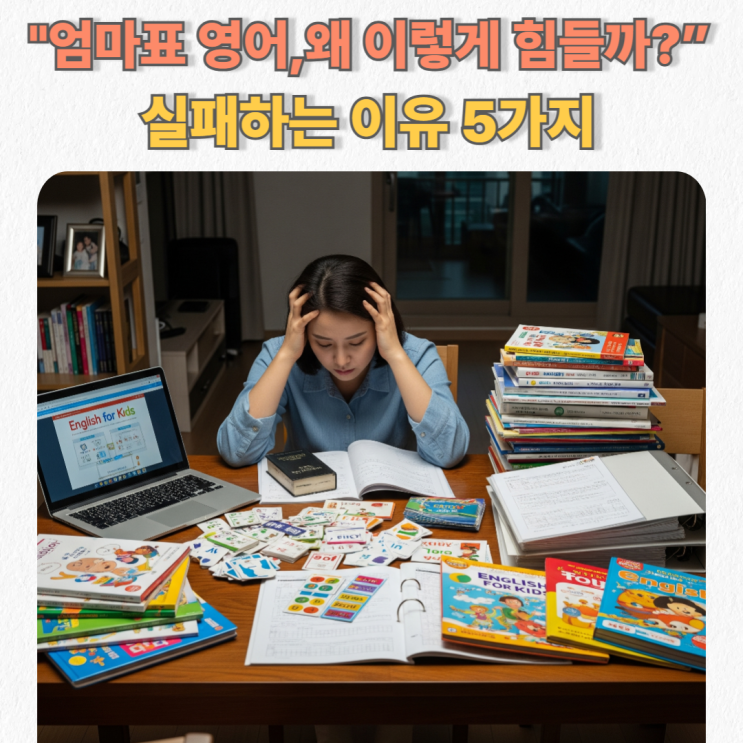  엄마표 영어, 실패하는 이유 5가지 (feat. 해결법)