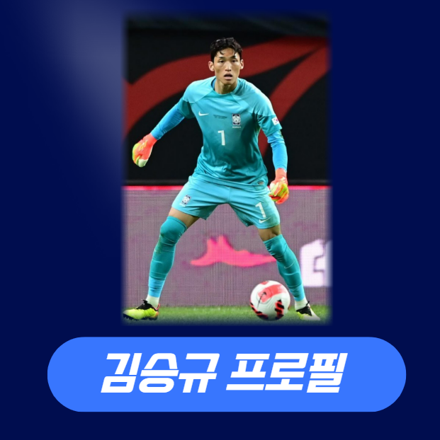 골키퍼 김승규 프로필 연봉 와이프 FC도쿄