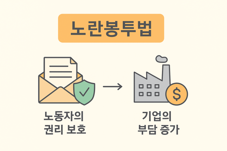  노란봉투법 뜻 정리 취지 기대효과 리스크