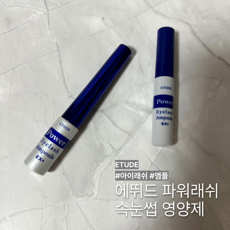 나만 몰랐던 속눈썹 케어템, 에뛰드 파워래쉬 리얼 리뷰