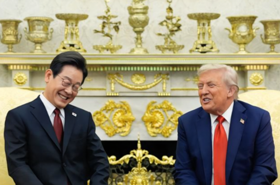 <b>한미정상회담</b> 외신 <b>평가</b>, 긴장 피해낸 이재명 전략