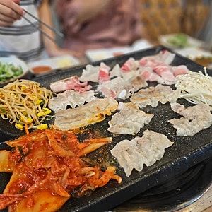 군산 맛집 꽃돼지 삼겹살