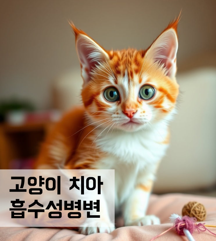  고양이 치아흡수성병변 원인과 증상